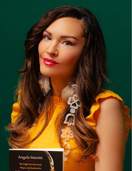 Headshot of Angela Sterritt (Elle) border=